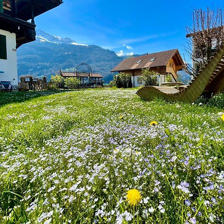 Romantic Lake & Mountain Apartment Pure Swissness Brienz  Bagian luar foto