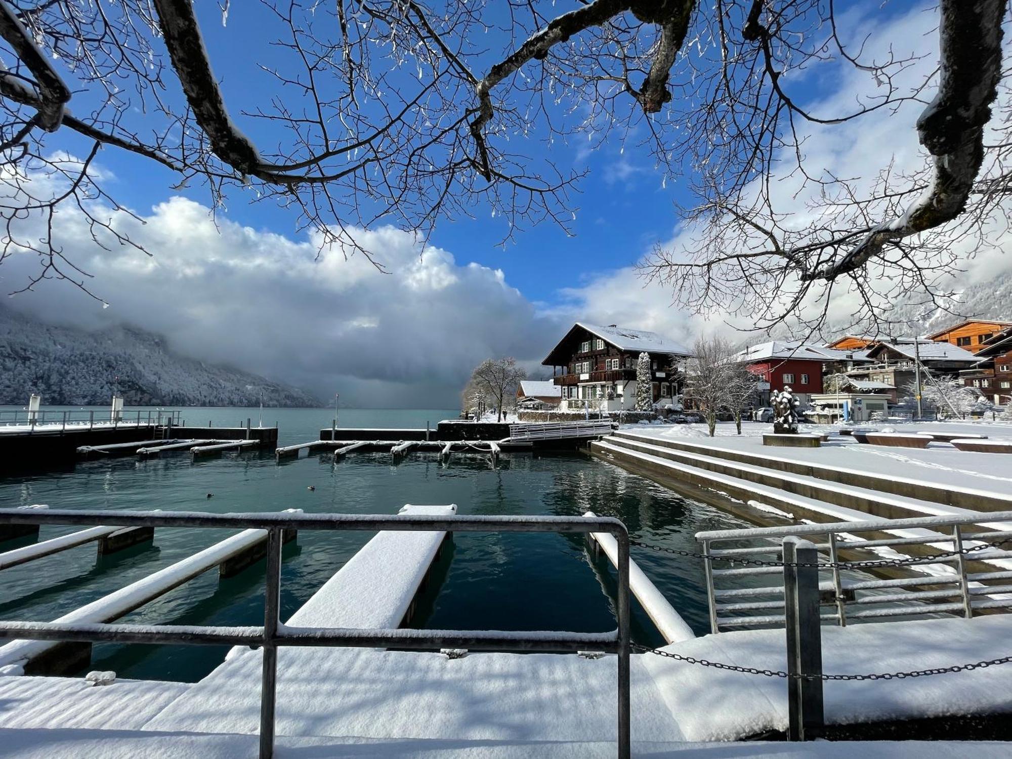 Romantic Lake & Mountain Apartment Pure Swissness Brienz  Bagian luar foto