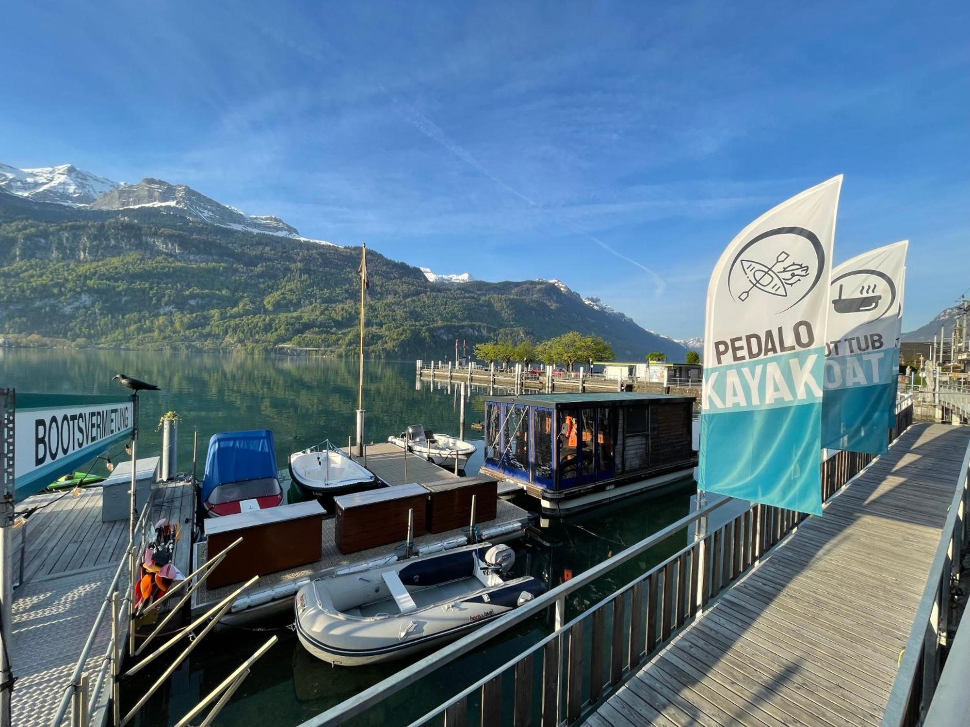 Romantic Lake & Mountain Apartment Pure Swissness Brienz  Bagian luar foto