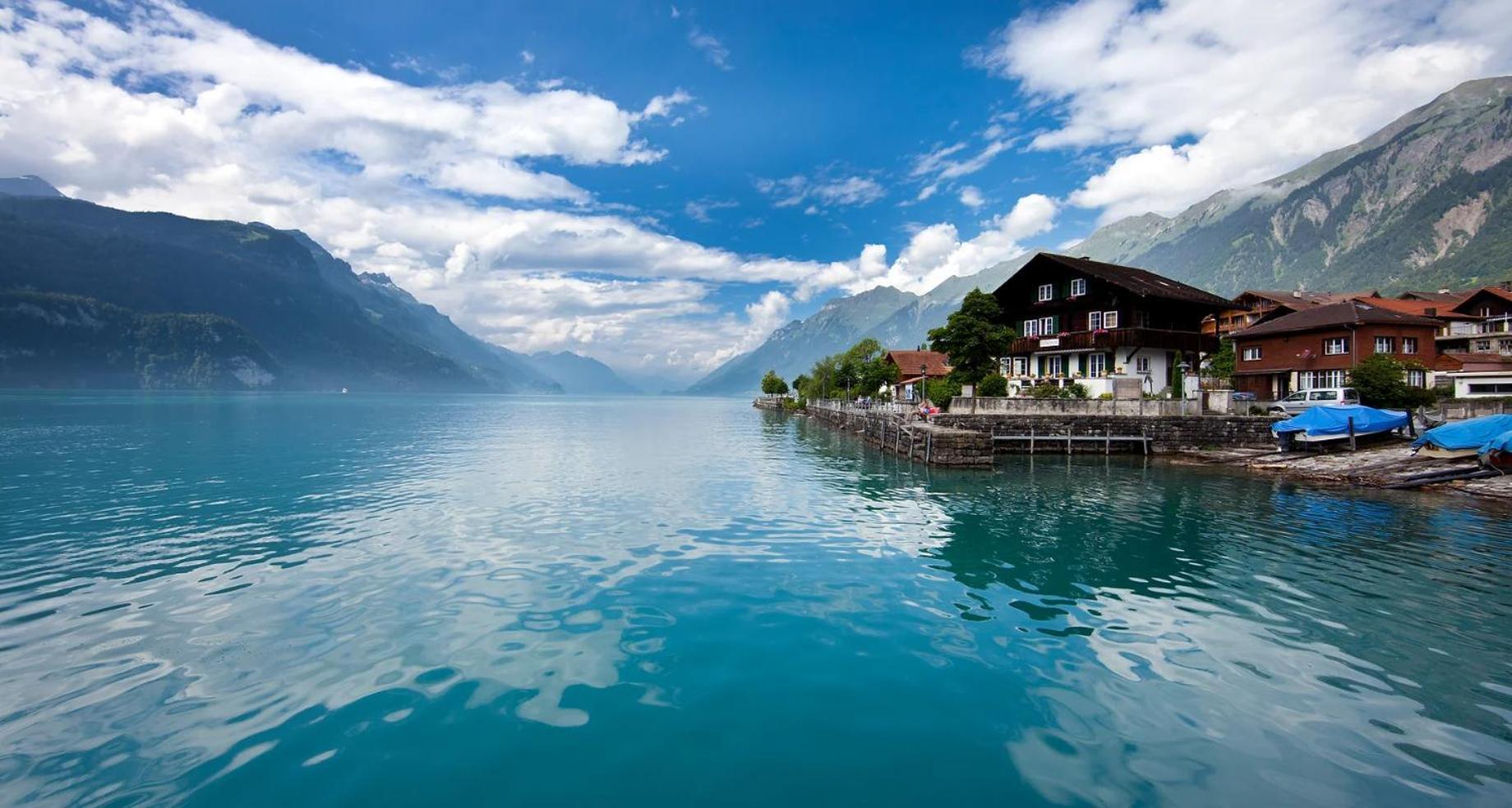 Romantic Lake & Mountain Apartment Pure Swissness Brienz  Bagian luar foto