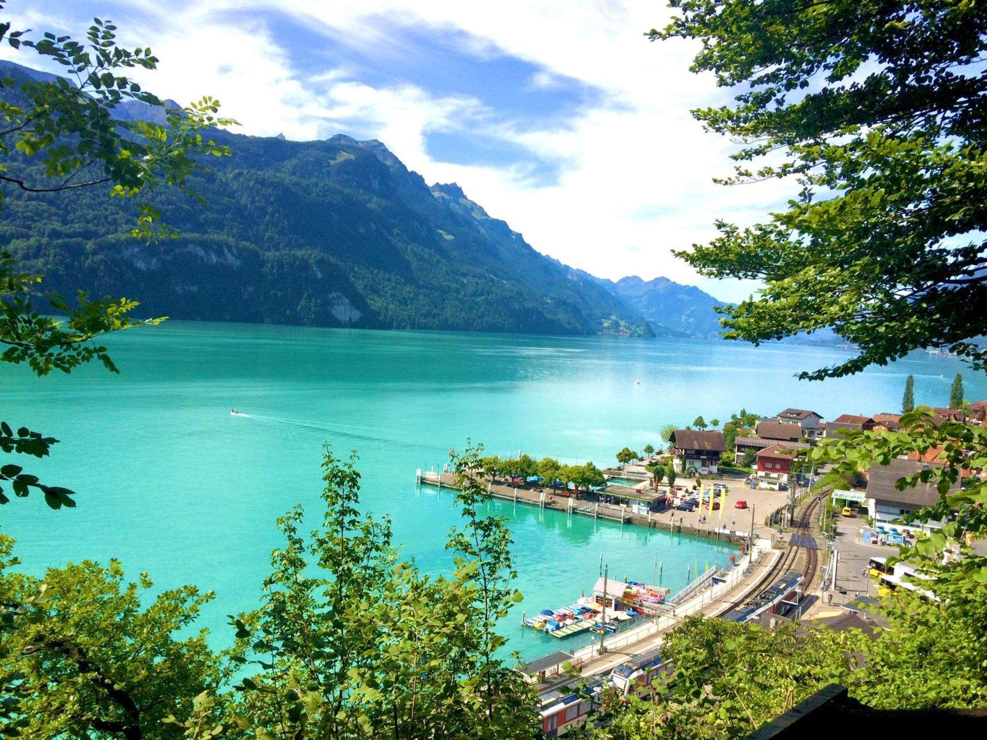 Romantic Lake & Mountain Apartment Pure Swissness Brienz  Bagian luar foto