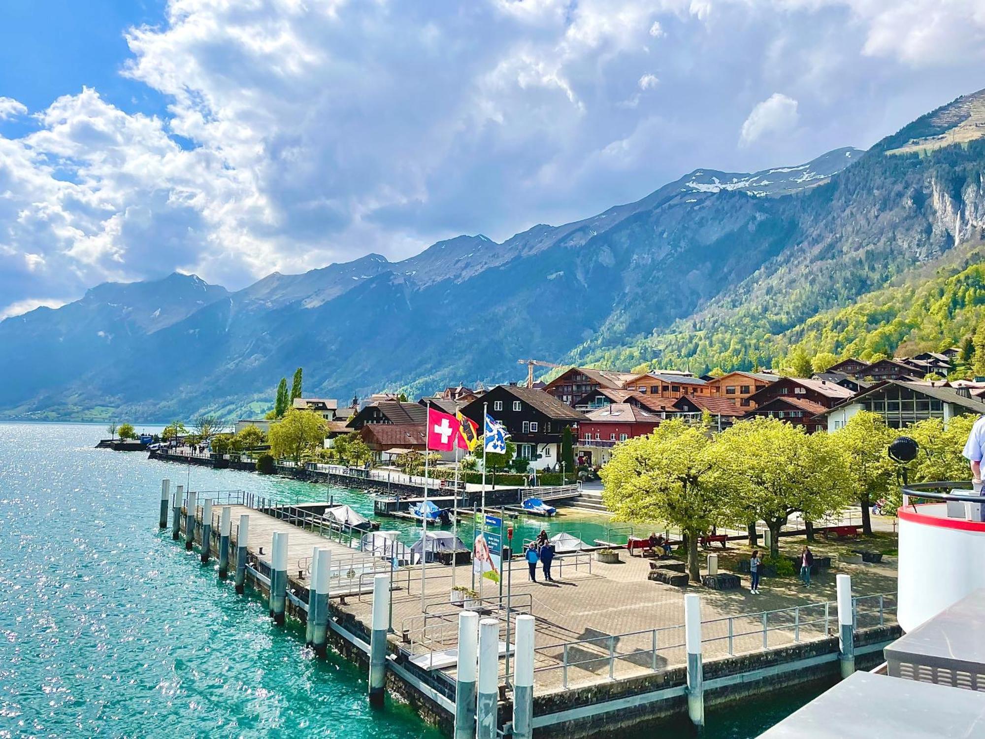 Romantic Lake & Mountain Apartment Pure Swissness Brienz  Bagian luar foto